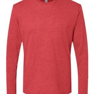 next level 6071 men's triblend long sleeve t shirt
