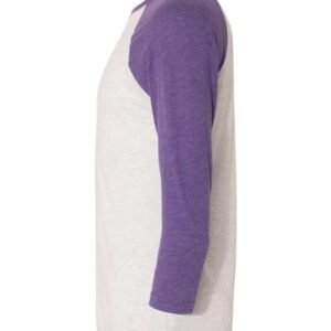 next level 6051 unisex triblend three quarter raglan t shirt