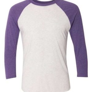 next level 6051 unisex triblend three quarter raglan t shirt