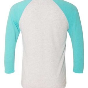 next level 6051 unisex triblend three quarter raglan t shirt