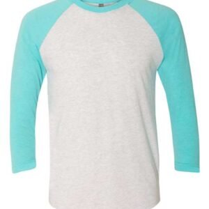 next level 6051 unisex triblend three quarter raglan t shirt