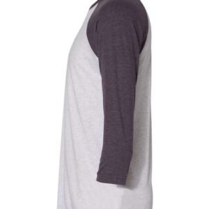 next level 6051 unisex triblend three quarter raglan t shirt