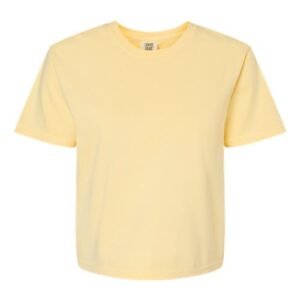 comfort colors 3023cl women's garment dyed heavyweight boxy t shirt