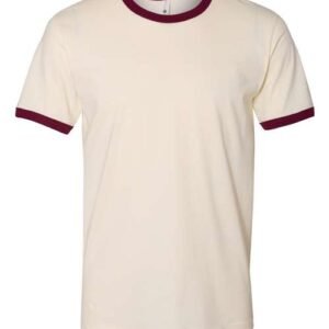 next level 3604 unisex cotton ringer t shirt