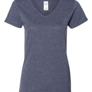 gildan 5v00l women's heavy cotton™ v neck t shirt