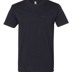 next level 3605 unisex cotton pocket t shirt