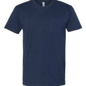 next level 3605 unisex cotton pocket t shirt