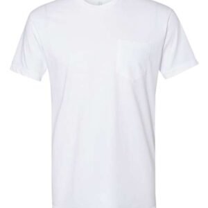 next level 3605 unisex cotton pocket t shirt
