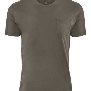 next level 3605 unisex cotton pocket t shirt