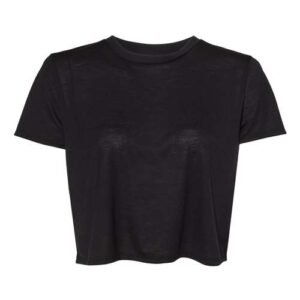bella + canvas 8882 women’s flowy crop tee