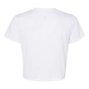 bella + canvas 8882 women’s flowy crop tee