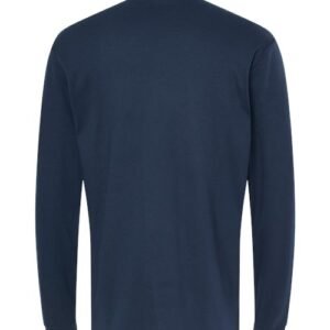 king fashion kf4600 jersey interlock mockneck long sleeve t shirt