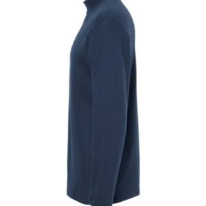 king fashion kf4600 jersey interlock mockneck long sleeve t shirt