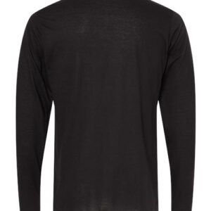 m&o 3520 poly blend long sleeve t shirt