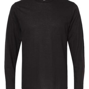 m&o 3520 poly blend long sleeve t shirt