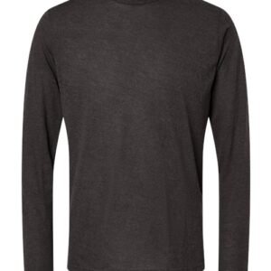m&o 3520 poly blend long sleeve t shirt