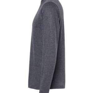 m&o 3520 poly blend long sleeve t shirt