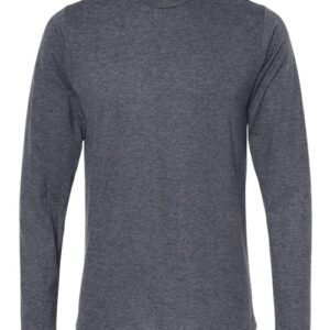 m&o 3520 poly blend long sleeve t shirt