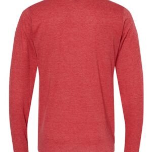 m&o 3520 poly blend long sleeve t shirt