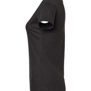 m&o 3542 women's deluxe blend v neck t shirt