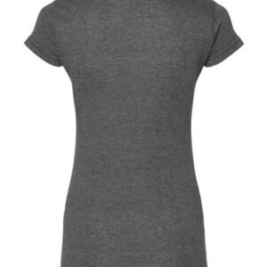 m&o 3542 women's deluxe blend v neck t shirt