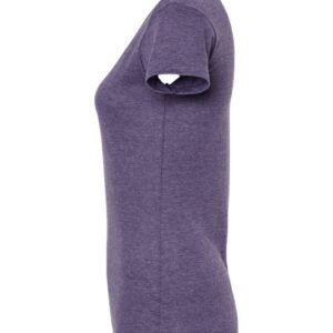 m&o 3542 women's deluxe blend v neck t shirt