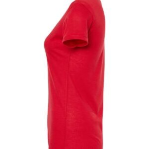 m&o 3542 women's deluxe blend v neck t shirt