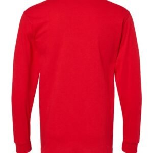 m&o 4820 unisex gold soft touch long sleeve t shirt