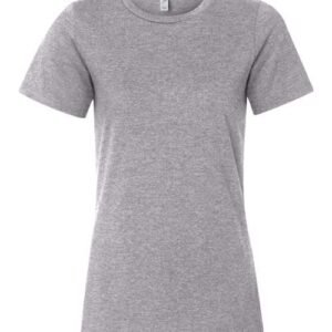bella + canvas 6400cvc women’s relaxed fit heather cvc tee