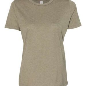 bella + canvas 6413 women’s relaxed fit triblend tee